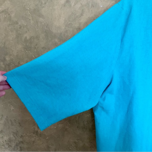 Vintage On The Rocks California Linen Blend Funky Oversized Jacket - Picture 8 of 8